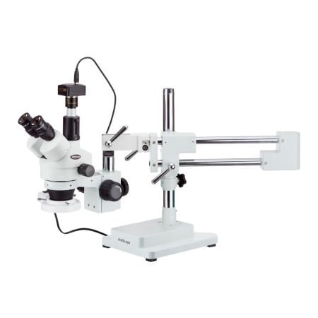 AmScope SM-4TZ-FRL-10M 3.5X-90X Inspection Zoom Stereo Microscope with 10MP USB Camera -  UNITED SCOPE LLC.